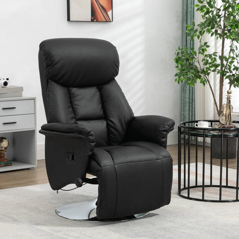 Rootz Relaxation Chair - Recliner Chair - Armchair - Ultimate Comfort - Faux Leather - 78cm x 80cm x 109cm