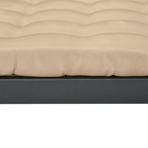 Rootz Set of 6 Garden Chair Cushions - Quilted Outdoor Cushions - Seat Pads - Great Comfort - 40L x 40W x 4H cm - High-Density Foam