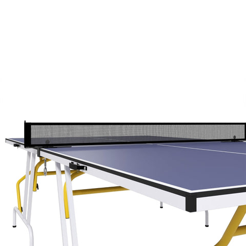 Rootz Tafeltennistafel - Pingpongtafel - Opvouwbare speeltafel - Ultracompacte opslag - Verstelbare poten - Multifunctioneel gebruik - 274 cm x 152,5 cm x 76 cm - MDF en staal
