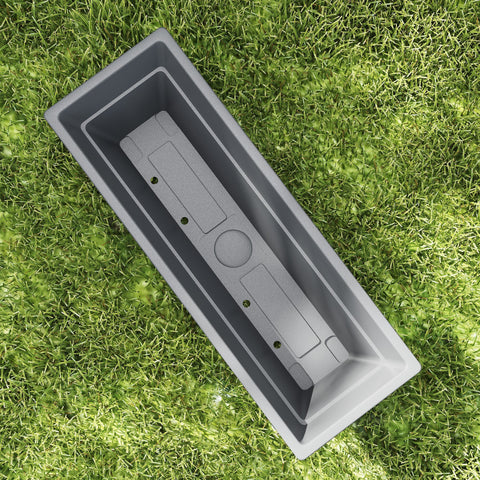 Rootz 5 Set Flower Pots - Garden Planters - Plant Containers - Durable Plastic - 59cm x 21cm x 16cm