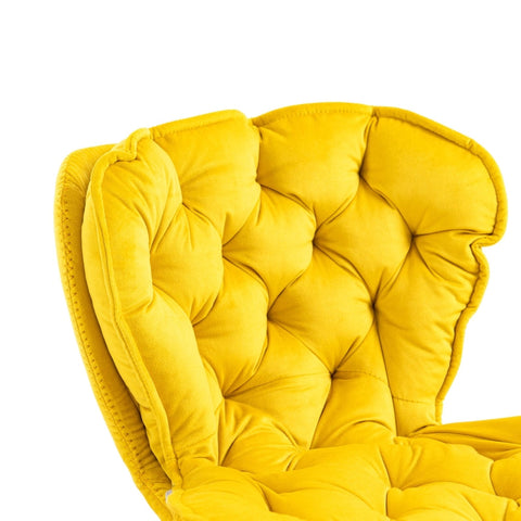 Rootz Swivel Bar Stools - Height Adjustable Chairs - Rotatable Stools - Luxurious Velvet - 55cm x 46cm x 92-112cm