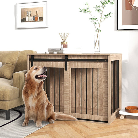 Rootz Dog Crate - Pet Cage - Kennel - Ventilated Design - 98cm x 58cm x 61cm