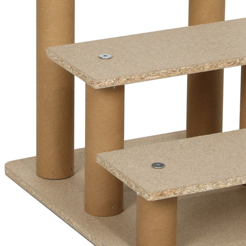 Rootz Cat Staircase - Pet Steps - Animal Ramp - Back & Joint Support - 46cm x 35cm x 35cm