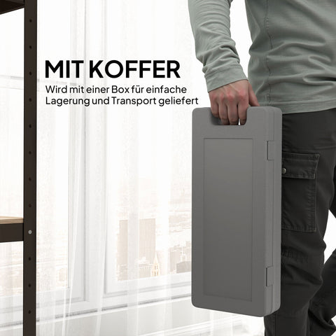 Rootz Dumbbell 6 Set with Suitcase - Weights - Adjustable for Home & Gym - Space-Saving - 43x18x7.5 cm - Dumbbells: Pink and Purple