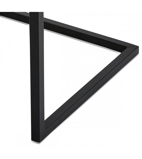 Rootz Dining Chair - Modern Faux Leather - Comfortable Seating - Durable & Sturdy - Versatile Design - Easy to Clean - 53cm x 66cm x 93cm