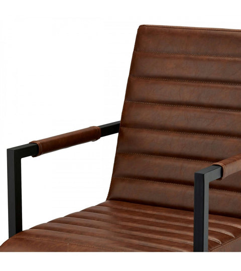 Rootz Dining Chair - Modern Faux Leather - Comfortable Seating - Durable & Sturdy - Versatile Design - Easy to Clean - 53cm x 66cm x 93cm