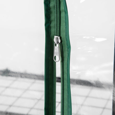 Rootz Foil Greenhouse - Mini Greenhouse - Plant House - Cold Frame - 4 Shelves - Weatherproof Steel - 69 x 50 x 165 cm