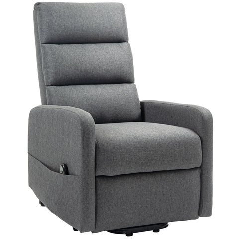 Rootz Electrical Relaxation Armchair - Power Recliner - TV Chair - Standing Aid - 62cm x 86.5cm x 105cm - Soft Foam Comfort