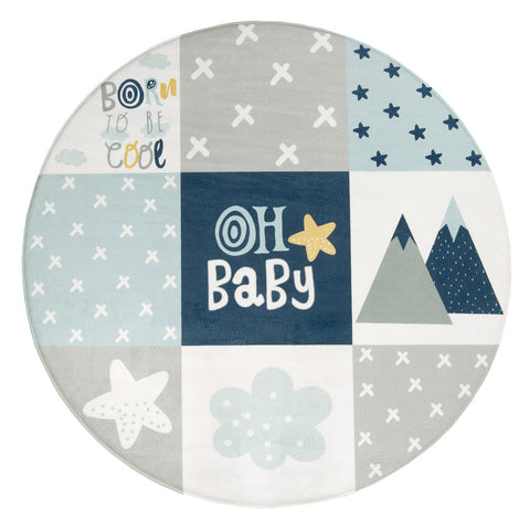 Children’s Play Rug – Durable, Soft & Fun – Animal, Rainbow & Street Designs