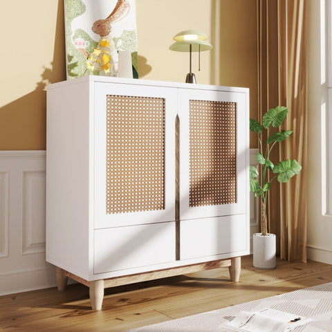Rootz Elegant Sideboard - Buffet - Storage Cabinet - Stylish Organization - 80cm x 40cm x 86.5cm
