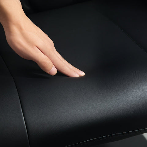 Rootz Executive Chair with Stool - Recliner - Swivel Chair - 130° Adjustable Backrest - 70x79x105cm - Pure Luxury