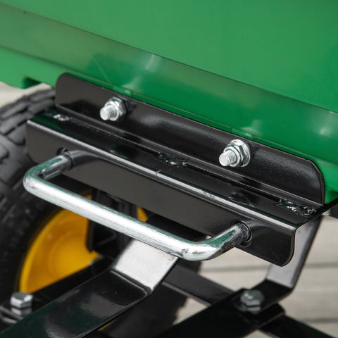 Rootz Garden Cart - Wheelbarrow - Utility Cart - Adjustable Handle - 109cm x 52cm x 94cm - 200kg Load Capacity