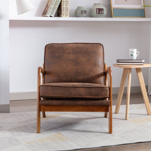 Rootz Modern Elegant Armchair - Stylish Chair - Comfortable Seating - Unparalleled Comfort - 65cm x 80cm x 76cm