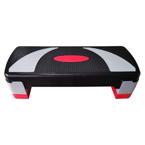 Rootz Stepper Fitness Platform - Aerobic Step - Exercise Step - Non-Slip Surface - Height Adjustable - 78x29x20 cm