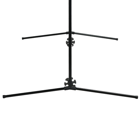 Rootz Badminton Net With Stand - Height Adjustable - Foldable - With Carry Bag - Oxford Polyester - Black + Blue - 310L x 103W x 107-155H cm