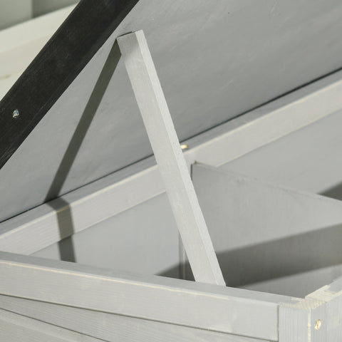 Rootz Rabbit Stable - Winter-Proof Hutch - Outdoor Animal Shelter - Durable Protection - 84x43x70 cm