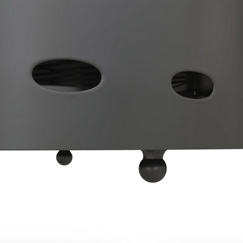 Rootz Smokeless Fire Bowl - Outdoor Fire Pit - Metal Burning Bowl - Clean & Smoke-Free - 38cm x 27cm