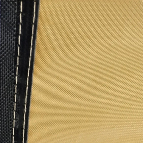 Rootz Car Tent - Roof Tent - Car Side Awning - Weatherproof - Twist-lock Design - Protects Rain - Oxford Fabric - Khaki - 160L x 250W x 125-225H cm