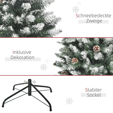 Rootz Artificial Christmas Tree - Festive Tree - Xmas Tree - Fireproof & Realistic - Ø69 x 150 cm