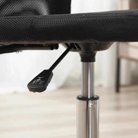 Rootz Office Chair - Desk Chair - Ergonomic Office Chair - Height Adjustable - Mesh - Black - 43 cm x 58 cm x 100 cm