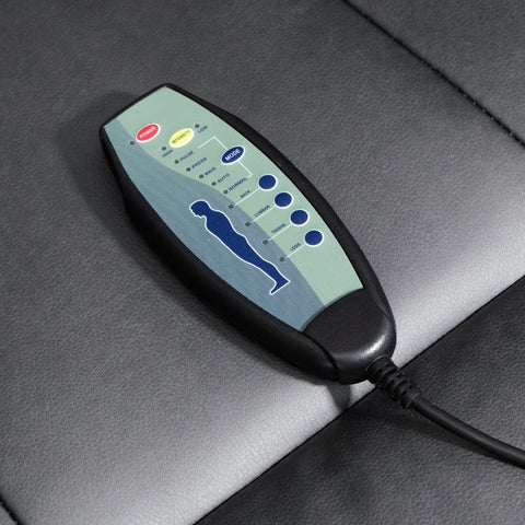 Rootz Massage Chair with Stool - Recliner - Relaxation Chair - Vibration Massage - 73cm x 83cm x 106cm