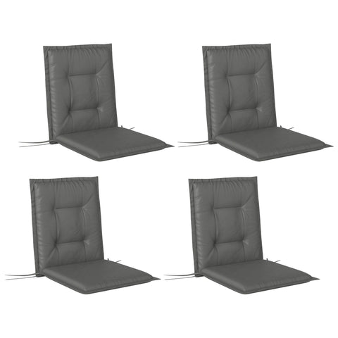 Rootz 4 Piece Seat Cushion Set - Chair Pads - Outdoor Cushions - Skin-Friendly & UV-Resistant - 108cm x 50cm x 5cm