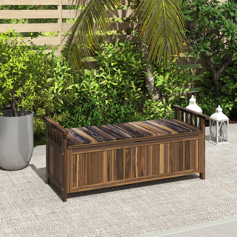 Rootz 2-Seater Garden Bench - Outdoor Furniture - Patio Seat - Weatherproof & Durable Spruce Wood - 128.5cm x 56cm x 53.5cm