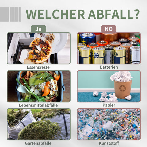 Rootz Tumbling Compost Bin - Rotating Composter - Garden Waste Recycler - Nutrient-rich Compost - 28''L x 25.5''W x 37.75''H - 43 Gallon Capacity