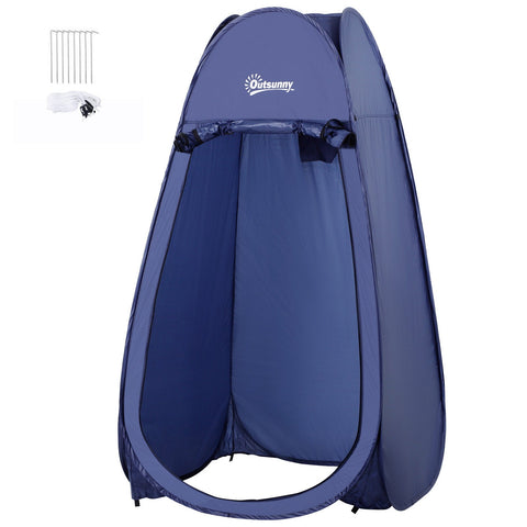 Rootz Foldable Shower Tent - Pop-Up Changing Room - Portable Privacy Shelter - UV Resistant Fabric - 100cm x 100cm x 185cm