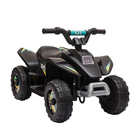 Rootz Quad Electric Vehicle for Kids - Children's Battery Car - Ride-On Toy - Realistic Driving Experience - 72 x 40 x 45.5 cm Black