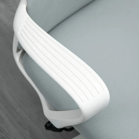 Rootz Office Chair - Computer Chair - Tilting Backrest - Rotatable - Height Adjustable - Light Gray - 62 x 56 x 110-119.5cm