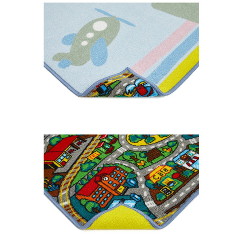 Rootz Children's Carpet - Play Mat - Reversible Rug - Ultimate Fun - 190 x 133 x 0.8 cm