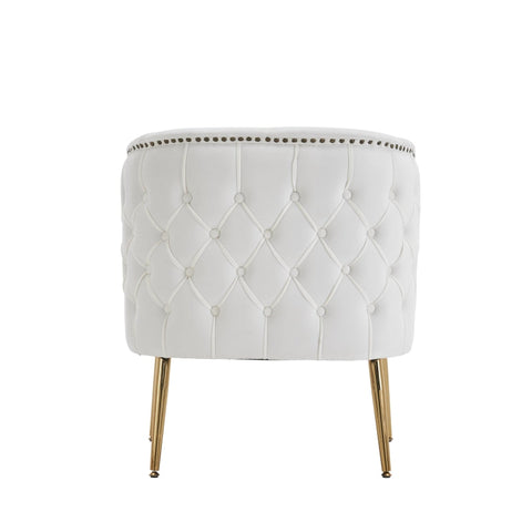 Rootz Beige Reading Chair - Armchair - Accent Chair - High-Density Foam Comfort - 65.27L x 64.77W x 73.66H cm