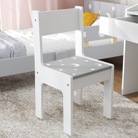 Rootz Children's Desk & Chair Set - Kids Table - Kids Chair - Stimulates Creativity - 69cm x 50cm x 75cm