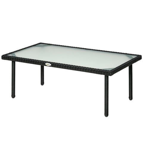 Rootz Garden Coffee Table - Patio Table - Outdoor Side Table - Cozy Vibes - 90cm x 50cm x 35cm