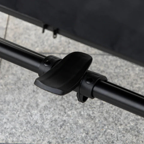 Rootz Foldable Dog Stroller - Pet Stroller - Dog Buggy - 1 Storage Basket - Universal Wheels - Shock Absorber - Gray - 112cm x 65cm x 100cm