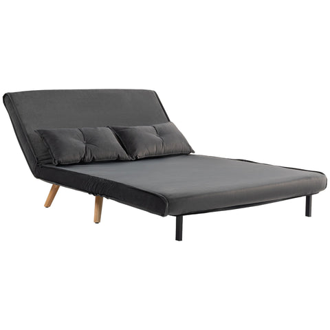 Rootz 2-Seater Sleep Sofa - Bed Sofa - Couch - Adjustable Backrest - Compact Design - 120cm x 75cm x 87cm