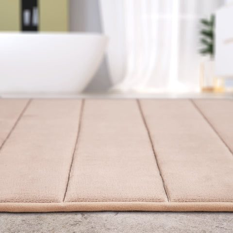 Memory Foam Bath Mat – Soft, Durable, Embossed Patterns – Relaxing Comfort