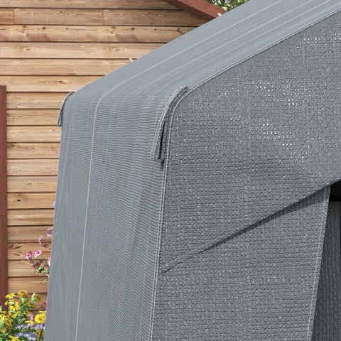 Rootz Garden House Portable Storage - Outdoor Shelter - Weatherproof Shed - UV Protection - 302cm x 300cm x 235cm