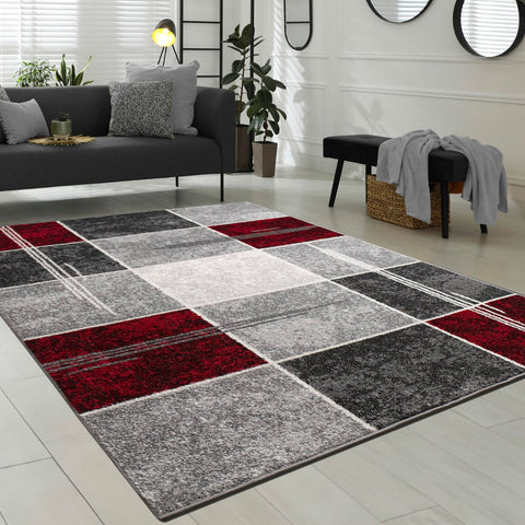 Moroccan Pattern Rug – Modern Oriental Style – Soft, Durable, Easy Care