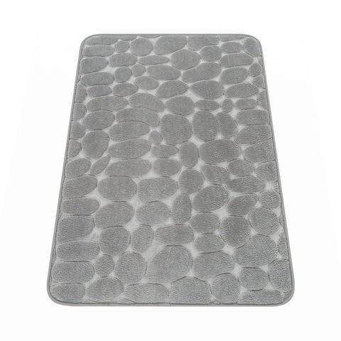 Memory Foam Bath Mat – Soft & Durable – Embossed Patterns – Quick Drying