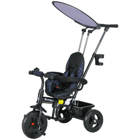 Rootz 6-in-1 Tricycle - Children's Trolley - Kids Bike - Safety Harness - 105cm x 47cm x 98cm