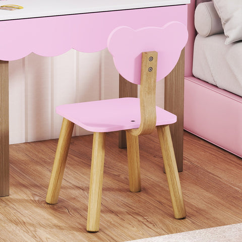 Rootz Children's Hairdressing Set - Vanity Table - Kids Beauty Station - Safe Play - 68cm x 35cm x 86cm