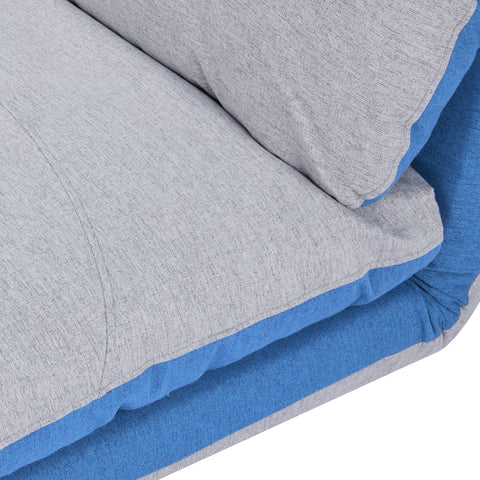 Rootz Floor Chair - Folding Guest Mattress - Convertible Chair - Adjustable Backrest - High Density Foam - 61L x 73W x 58H cm