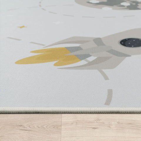 Kids Play Rug – City Streets Design – Durable – Easy-Clean – Soft Pile