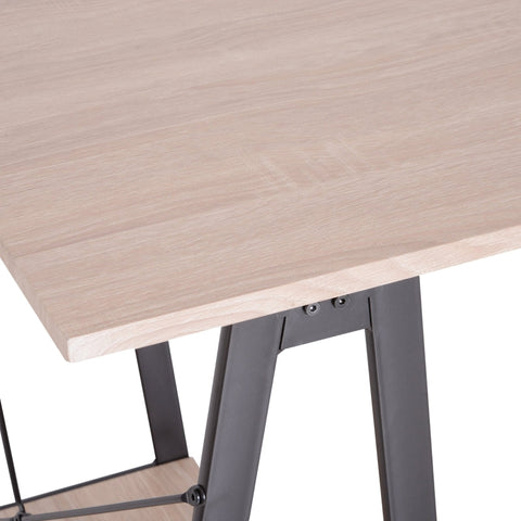 Rootz Vinsetto Computertafel - Bureau - Werkstation - Duurzame constructie - Ruim ontwerp - Elegante esthetiek - 140 cm x 60 cm x 75 cm