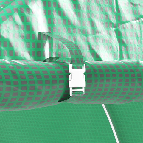 Rootz Garden Tunnel Greenhouse - Plant House - Gardening Shelter - Protects Plants - 800cm x 300cm x 200cm