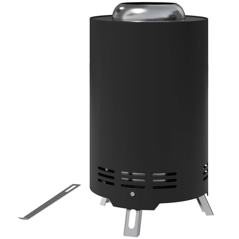 Rootz Fire Bowl Fireplace - Smoke-Free Fire Shells - Stainless Steel Fire Pit - Robust & Heat-Resistant - Ø16x25cm