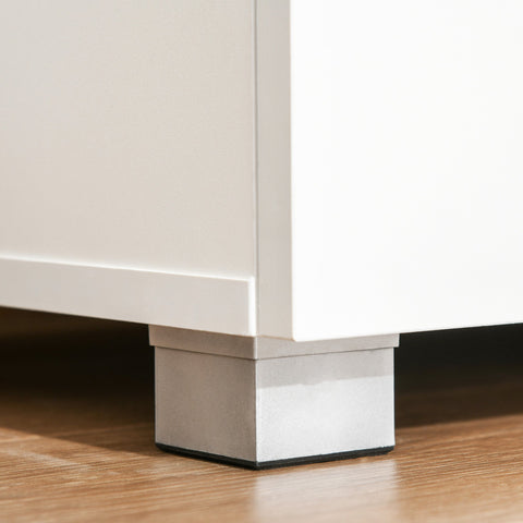 Rootz Kitchen Microwave Cabinet - Storage Buffet - Kitchen Cupboard - Ample Storage - 90L x 40W x 120H cm