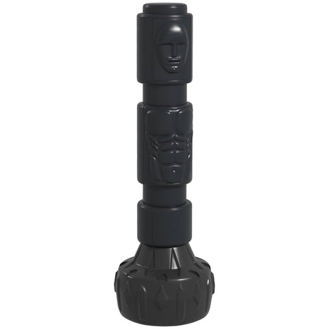 Rootz Standing Punching Bag - Boxing Dummy - Training Equipment - Adjustable Hitting Areas - Sturdy Base - Durable Faux Leather - 56cm x 56cm x 175cm